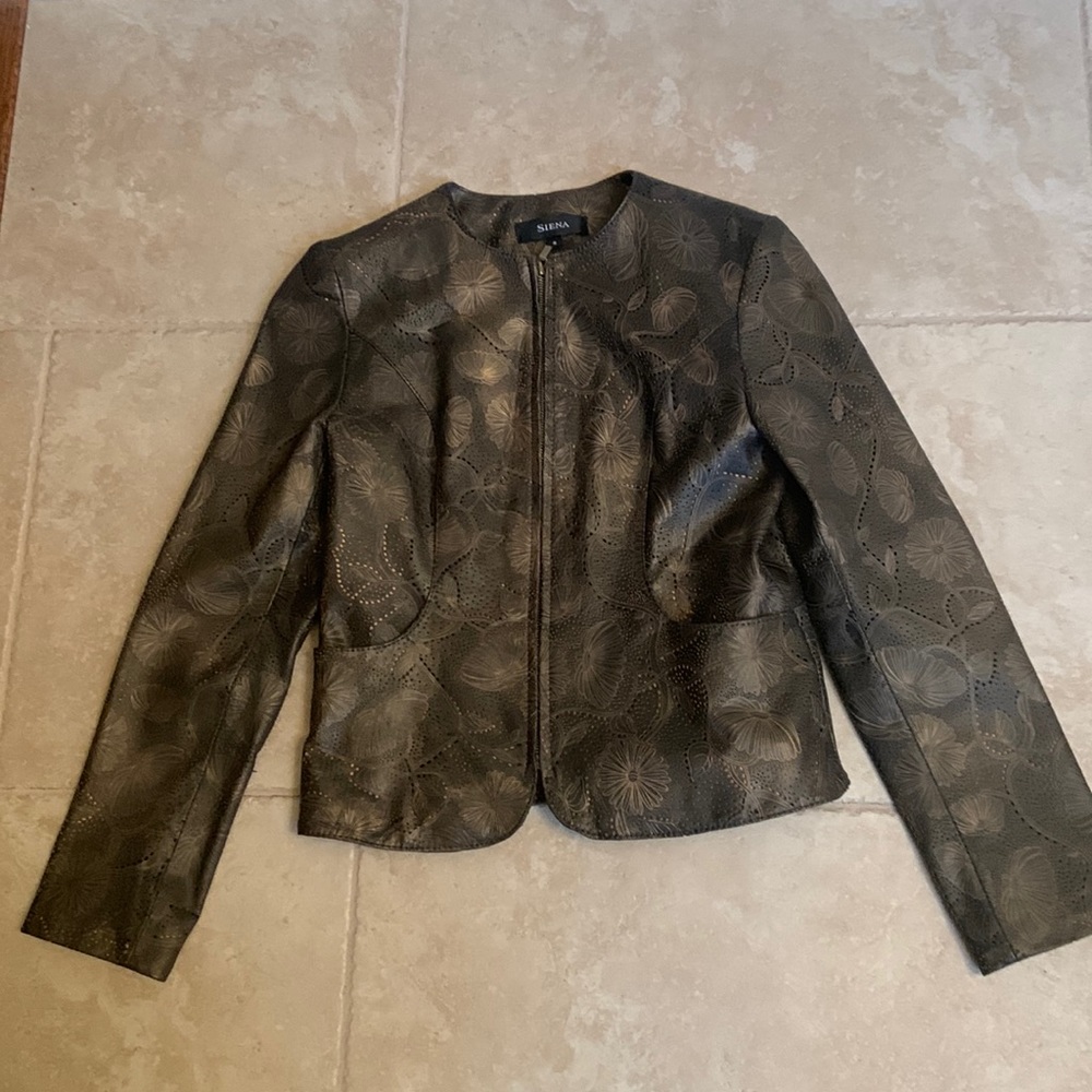 Siena leather jacket with beautiful craftsman ship
